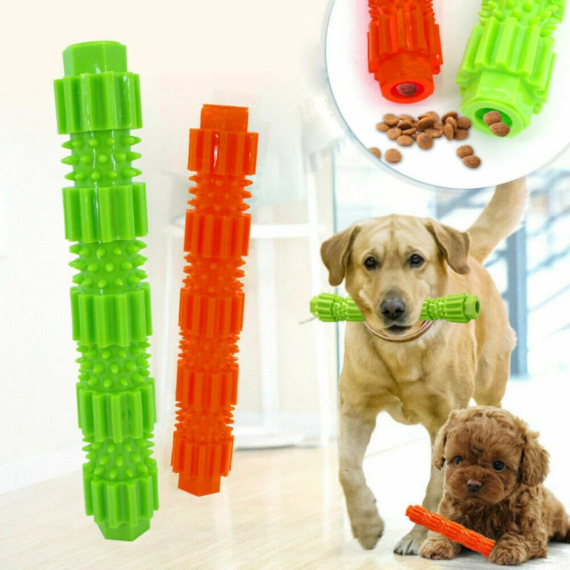 Interaktiver Zahnreinigungs-Slow-Feeder-Hundespielzeugstab