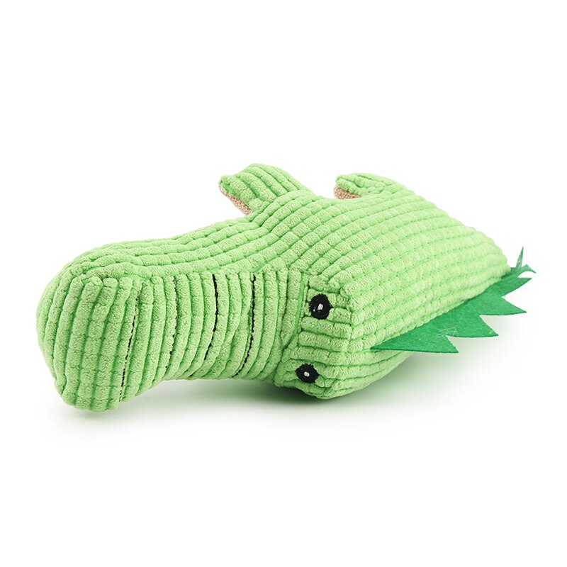 Plüsch-Alligator-Hundespielzeug