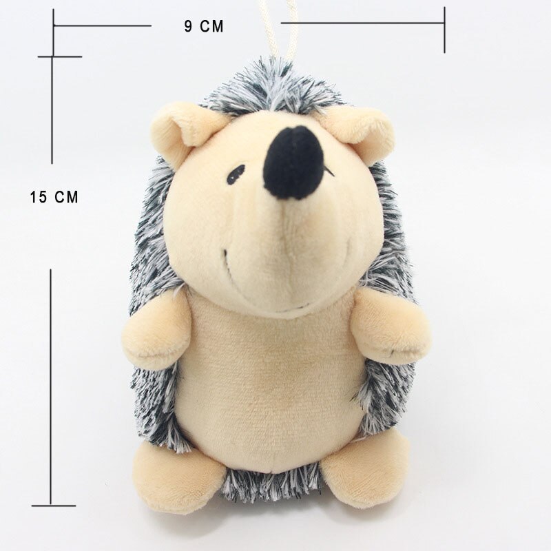 Weiches Plüsch-Igel-Hundespielzeug