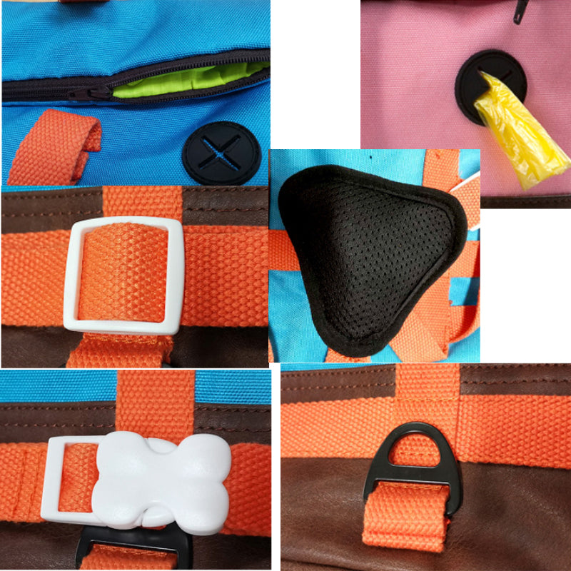 Hundegeschirr-Rucksack
