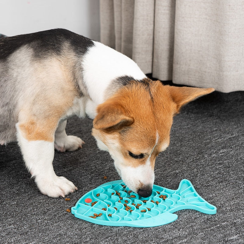 Angstberuhigende Leckmatte für Hunde