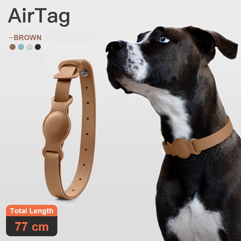 Hundehalsband zur Ortung – kompatibel mit Apple AirTag