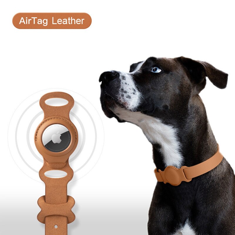 Hundehalsband zur Ortung – kompatibel mit Apple AirTag