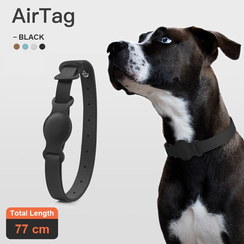 Hundehalsband zur Ortung – kompatibel mit Apple AirTag